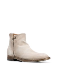 hellbeige Chelsea Boots aus Wildleder von Silvano Sassetti