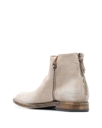 hellbeige Chelsea Boots aus Wildleder von Silvano Sassetti