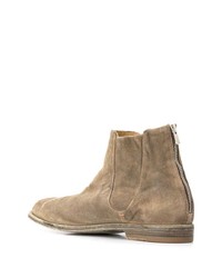 hellbeige Chelsea Boots aus Wildleder von Officine Creative