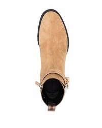 hellbeige Chelsea Boots aus Wildleder von Givenchy