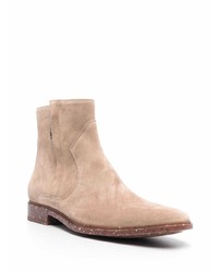 hellbeige Chelsea Boots aus Wildleder von Off-White