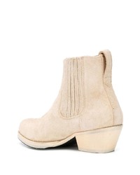 hellbeige Chelsea Boots aus Wildleder von Our Legacy