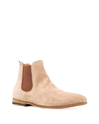 hellbeige Chelsea Boots aus Wildleder von Officine Creative