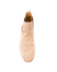 hellbeige Chelsea Boots aus Wildleder von Officine Creative