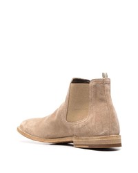 hellbeige Chelsea Boots aus Wildleder von Officine Creative