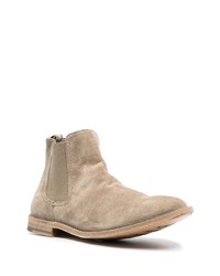 hellbeige Chelsea Boots aus Wildleder von Officine Creative