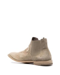 hellbeige Chelsea Boots aus Wildleder von Officine Creative