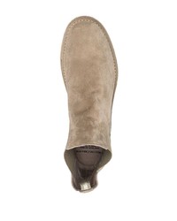 hellbeige Chelsea Boots aus Wildleder von Officine Creative