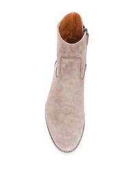 hellbeige Chelsea Boots aus Wildleder von Buttero