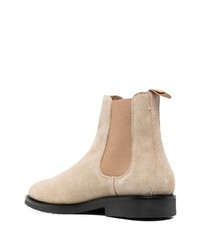 hellbeige Chelsea Boots aus Wildleder von Axel Arigato