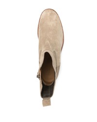 hellbeige Chelsea Boots aus Wildleder von Isabel Marant