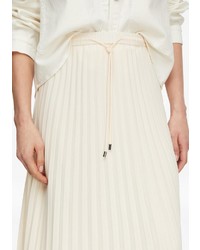 hellbeige Chiffonrock von Comma