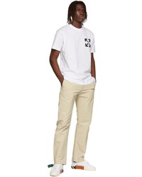 hellbeige Chinohose von Off-White