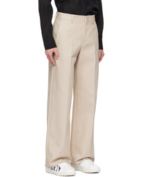 hellbeige Chinohose von Valentino