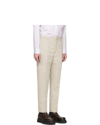 hellbeige Chinohose von Jil Sander