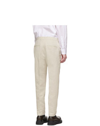 hellbeige Chinohose von Jil Sander