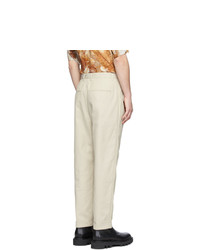 hellbeige Chinohose von Deveaux New York