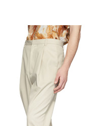 hellbeige Chinohose von Deveaux New York