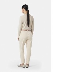 hellbeige Chinohose von Comma
