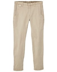 hellbeige Chinohose von Mango