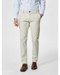 hellbeige Chinohose von Selected Homme