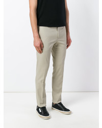 hellbeige Chinohose von Pt01