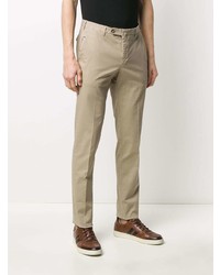 hellbeige Chinohose von Pt01