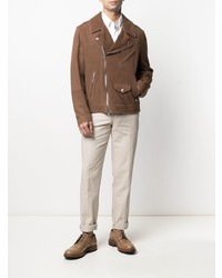 hellbeige Chinohose von Brunello Cucinelli