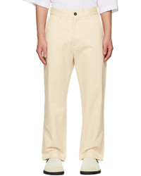 hellbeige Chinohose von Studio Nicholson