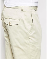 hellbeige Chinohose von Solid