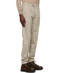 hellbeige Chinohose von Brunello Cucinelli