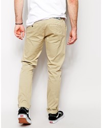 hellbeige Chinohose