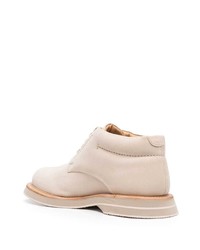 hellbeige Chukka-Stiefel aus Leder von Jacquemus