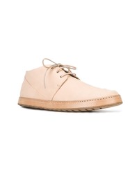 hellbeige Chukka-Stiefel aus Leder von Marsèll