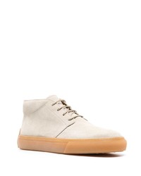 hellbeige Chukka-Stiefel aus Wildleder von Tod's