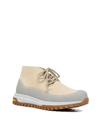 hellbeige Chukka-Stiefel aus Wildleder von Diemme