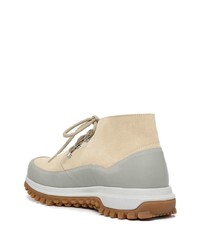 hellbeige Chukka-Stiefel aus Wildleder von Diemme