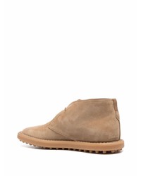 hellbeige Chukka-Stiefel aus Wildleder von Tod's