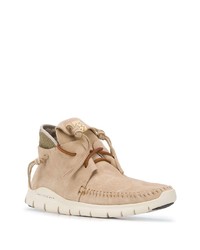 hellbeige Chukka-Stiefel aus Wildleder von VISVIM