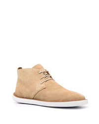 hellbeige Chukka-Stiefel aus Wildleder von Camper