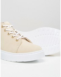 hellbeige Chukka-Stiefel von Dr. Martens