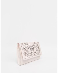 hellbeige Clutch von Asos