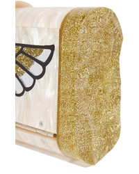 hellbeige Clutch von Edie Parker