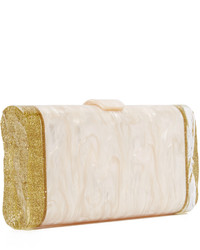 hellbeige Clutch von Edie Parker