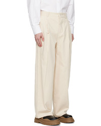 hellbeige Cord Chinohose von We11done