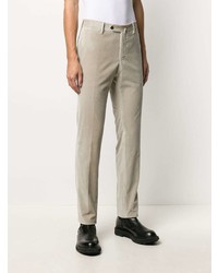 hellbeige Cord Chinohose von Pt01