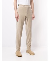 hellbeige Cord Chinohose von Pt01