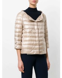 hellbeige Daunenjacke von Herno