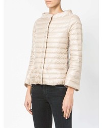 hellbeige Daunenjacke von Herno