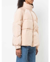 hellbeige Daunenjacke von Ganni